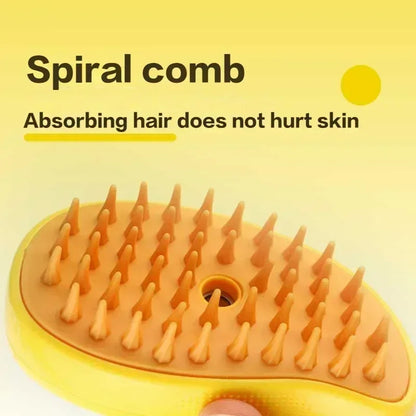 Cepillo con vapor para el cuidado de tu mascota